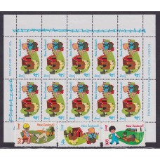 NUEVA ZELANDA 1975 SERIE COMPLETA DE ESTAMPILLAS NUEVAS MINT + HOJA BLOQUE 12.5 €